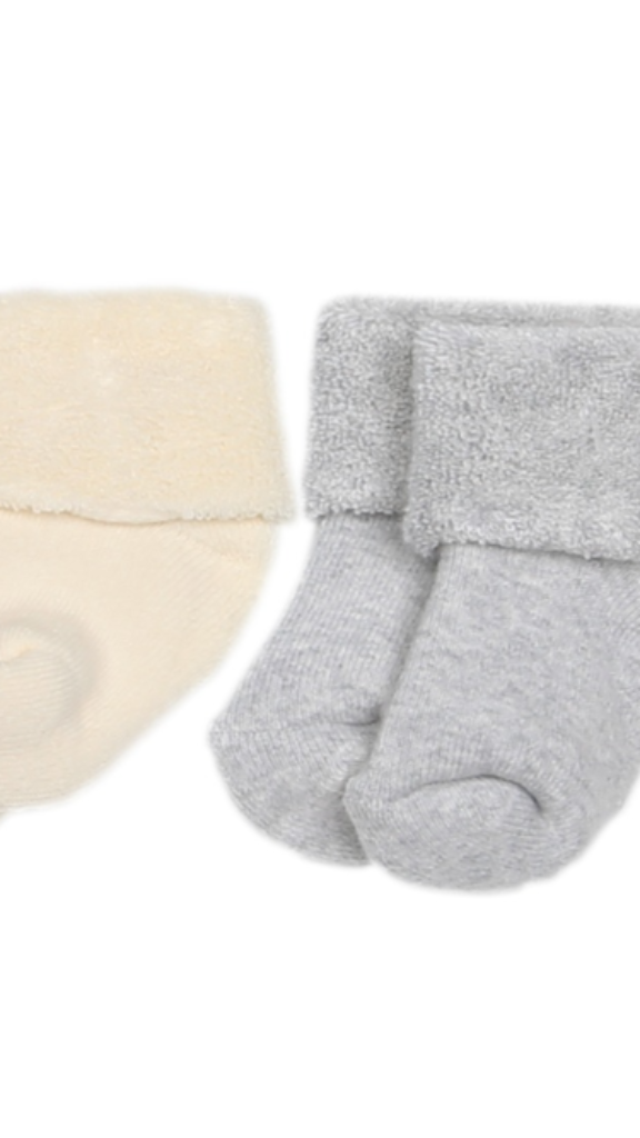 2pcs Towel socks plain